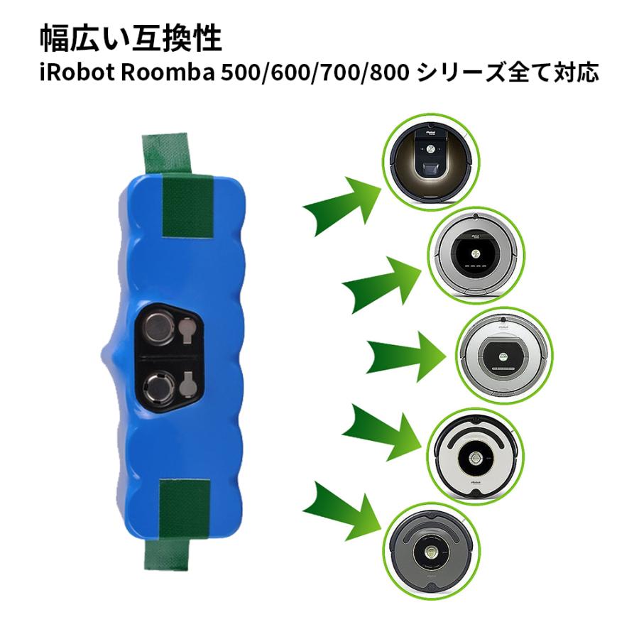 iRobot アイロボット ロボット掃除機 Roomba ルンバ 互換バッテリー 4500mAh | ルンバ | 03