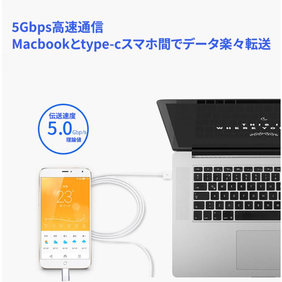 lightning to type-c変換コネクター 変換アダプター ライトニング to タイプC 変換 type-cスマホ充電とデータ転送 2Ways 5gbps高速転送 |  | 06