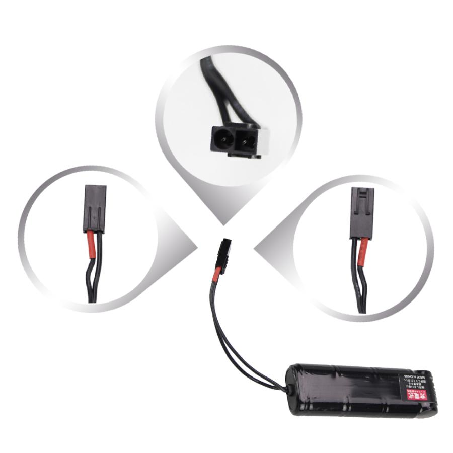 東京マルイ 1600mAh 8.4V Mini-S ミニS互換バッテリー 4個セット | TOKYO MARUI | 03