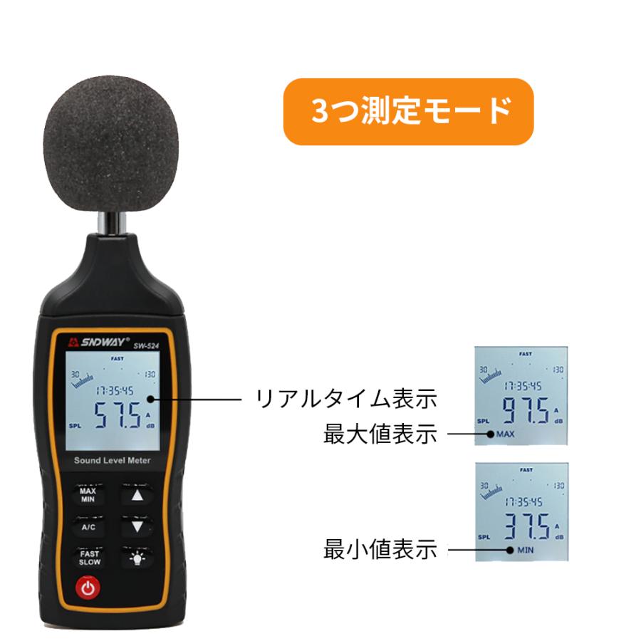 Amazon | Generic デジタル騒音計 プロフェッショナル 30-130db