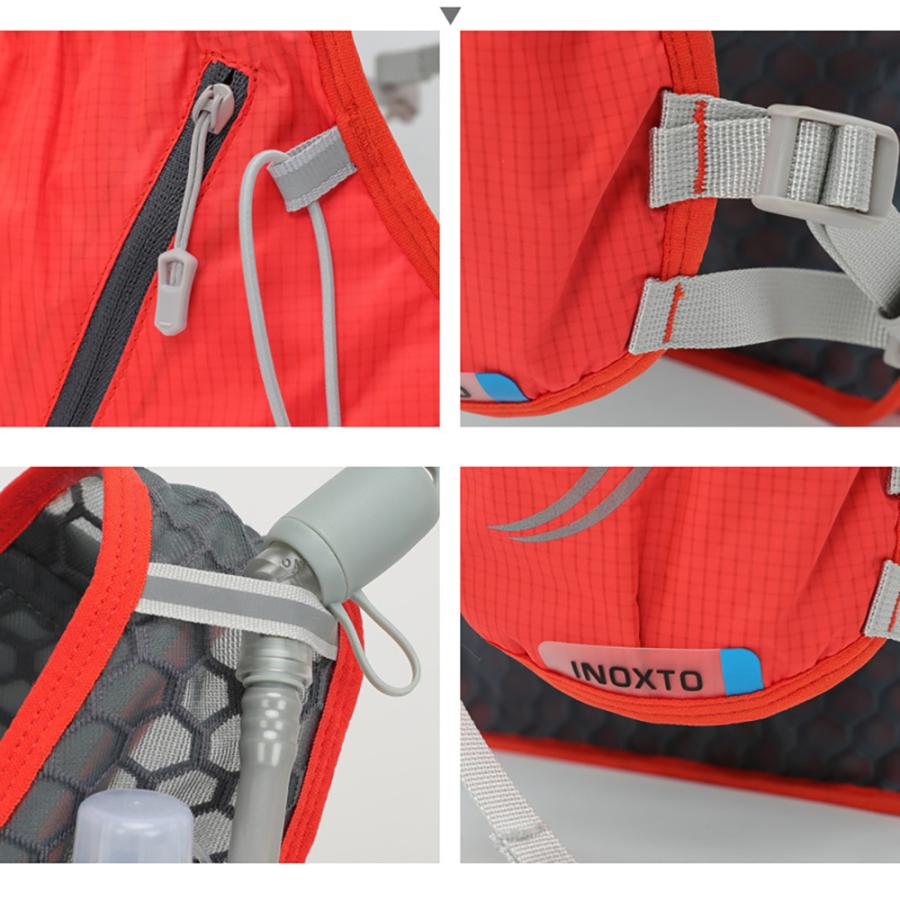 超軽量ランニング用バックパック トレランザック ハイドレーションバッグ ポケット多数 高収納能力 チェストベルト８段調節 揺れにくく走りやすい |  | 13