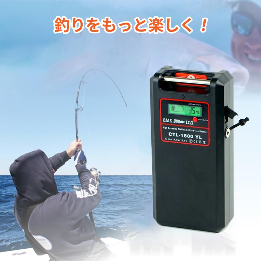 14000mAh ポータブル 2芯電動リール用バッテリー パナソニックセル採用