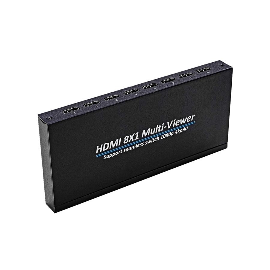 HDMI画面分割切替器 8入力1出力 4K2K 超高解像度 1モニターで8