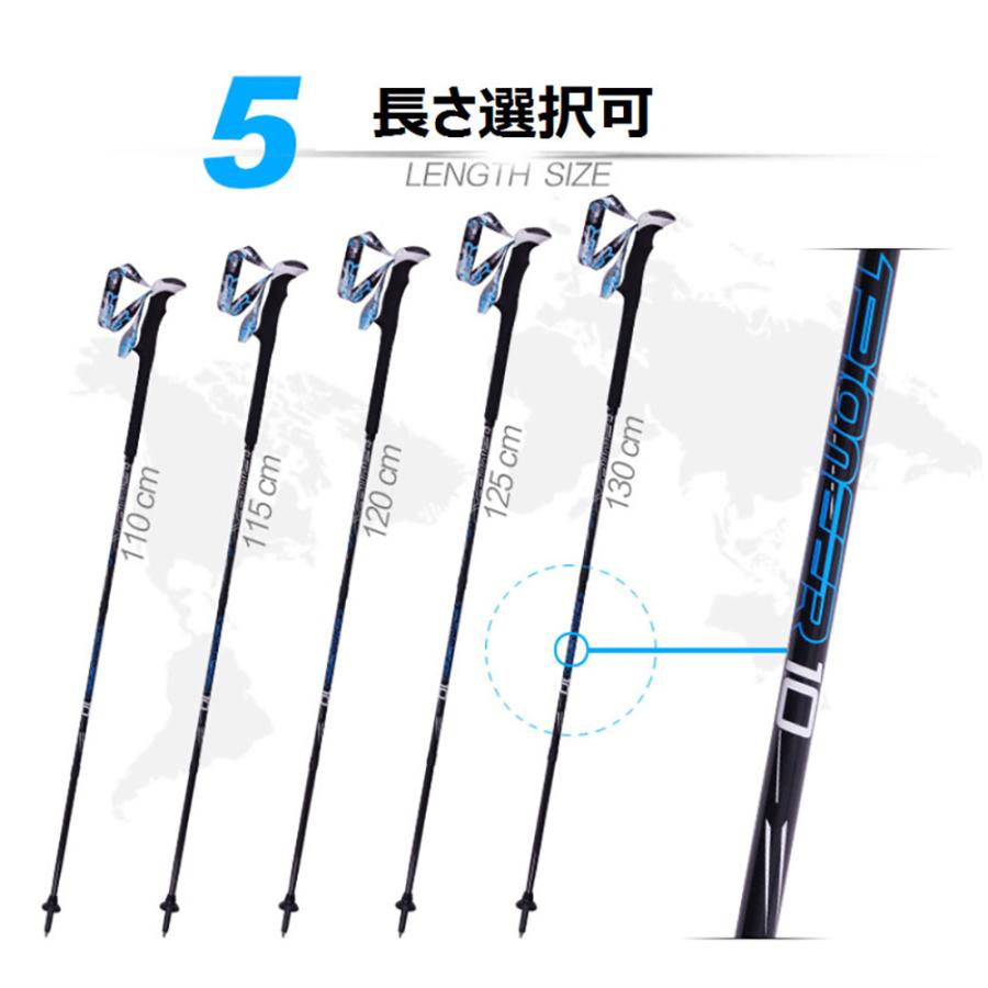 トレッキングポール 高級カーボン製 折りたたみ式 登山ストック トレッキングポール 高級カーボン製 折りたたみ式 登山ストック