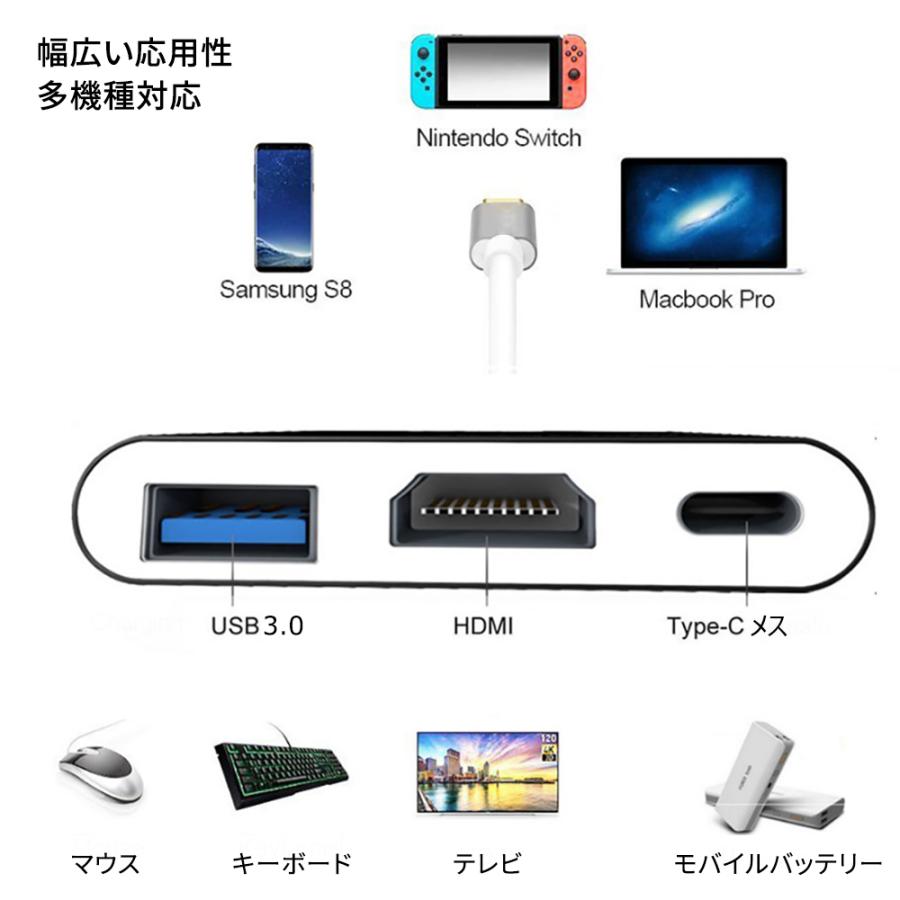 任天堂（Nintendo） Type-cハブ Nintendo Switchドック代替品 Switch