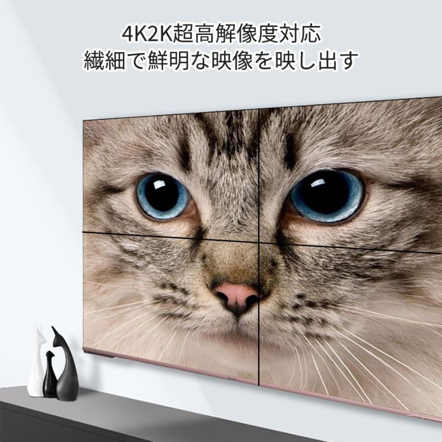 2×2 HDMIビデオウォールコントローラ 4K2K超高画質の画像