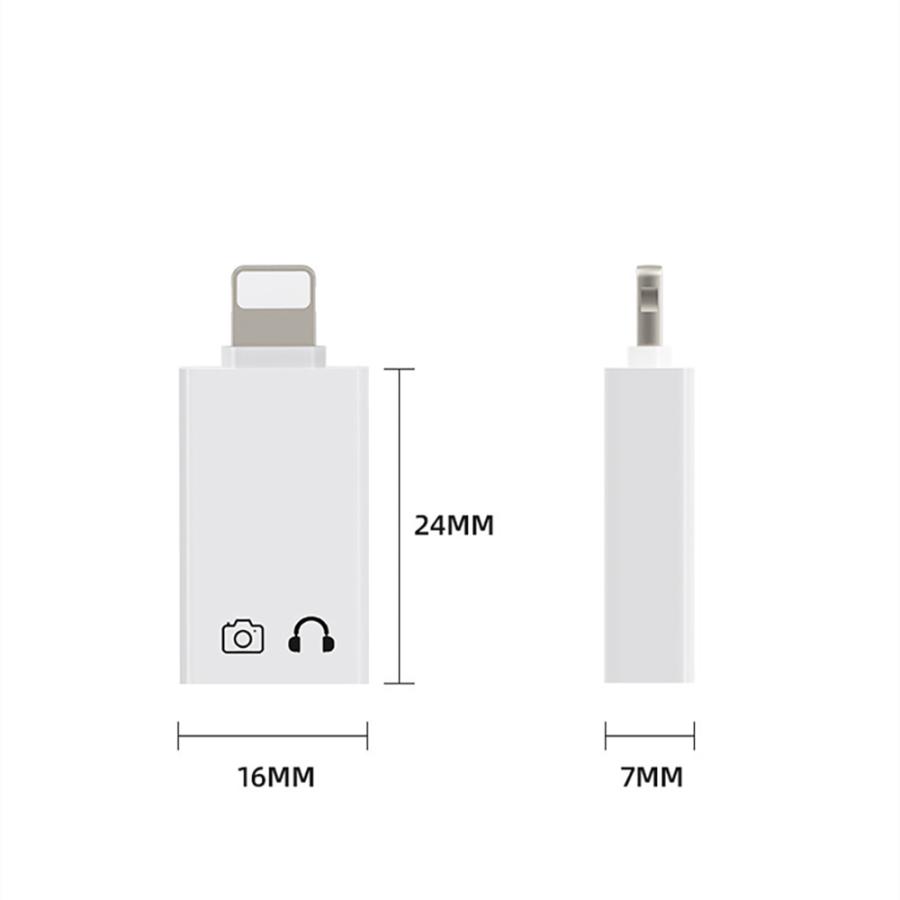 OTG搭載 USB Type-C - Lightning変換アダプター 変換コネクター iphoneでType-Cイヤホンを使える OTG機能搭載 充電とデータ転送対応 |  | 07