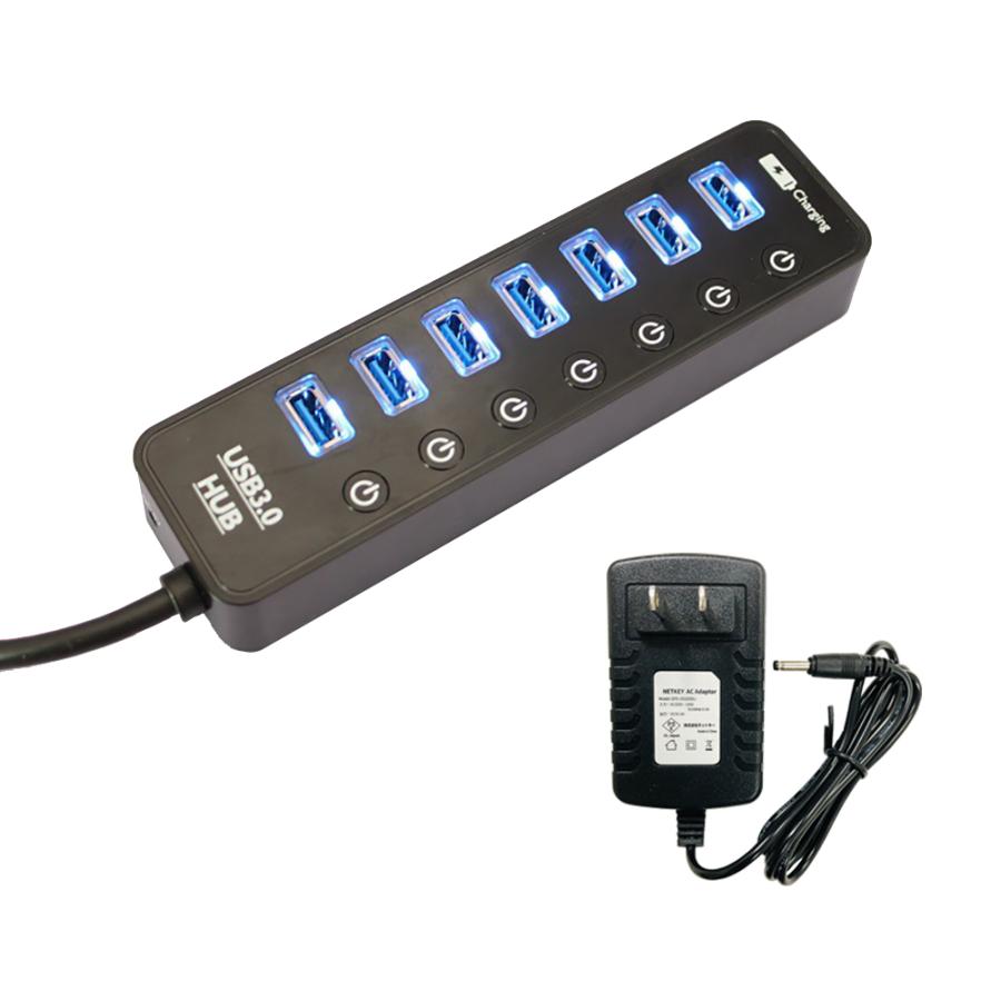 USB hub 8ポート充電器 Amazon | iLepo 知能USB充電器 usb ハブ コンセント8ポート