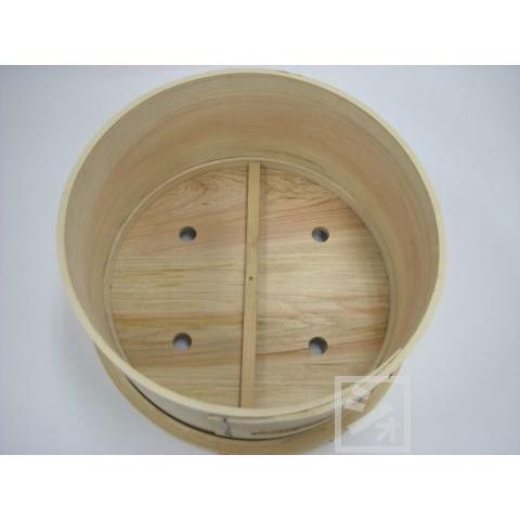 国産 桧丸セイロ 30cm用 2段セット 竹スノコ付 （せいろ 蒸し器）の画像