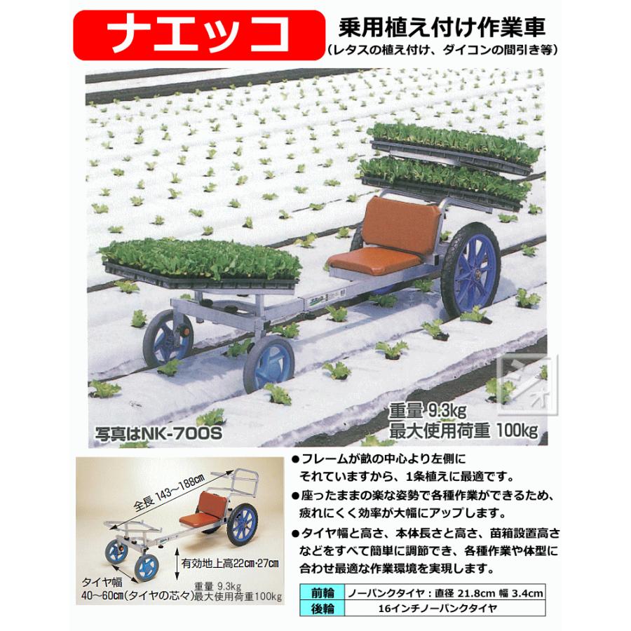 （法人配送限定） ハラックス ナエッコ 乗用植付け作業車 NK-700S｜netonya｜02