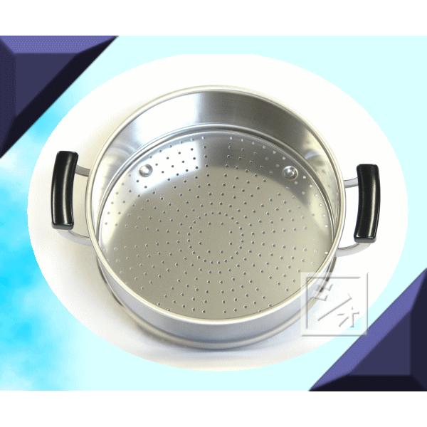 神子島製作所 蒸し器 桃印 IH対応 18-0ステンレス 丸型蒸器 3段 神子島製作所 蒸し器 桃印 IH対応 18-0ステンレス 丸型蒸器 3段