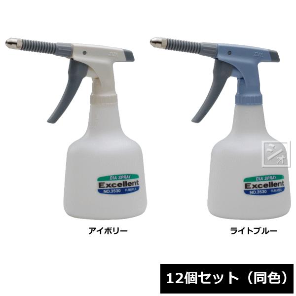 フルプラ スプレーボトル 容器 No.3530 エクセレント500　500ml （12個セット 同色） 業務用 8cmストレートノズルタイプ