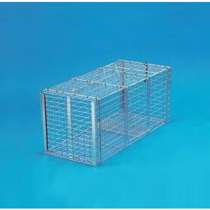 捕獲器 丸十金網株式会社 猫の保護器 Amazon.co.jp: 丸十金網株式会社 猫の保護器 28x28x65 シルバー