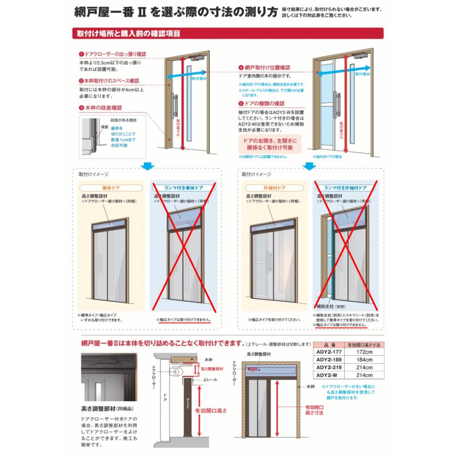 法人配送限定) セイキ販売 玄関ドア用網戸 網戸屋一番II 幅広 法人配送限定) セイキ販売 玄関ドア用網戸 網戸屋一番II 幅広