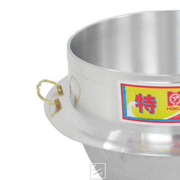 北陸アルミニウム UK01-AK331 特製釜 （羽釜） カン付 33cm : ねっとん