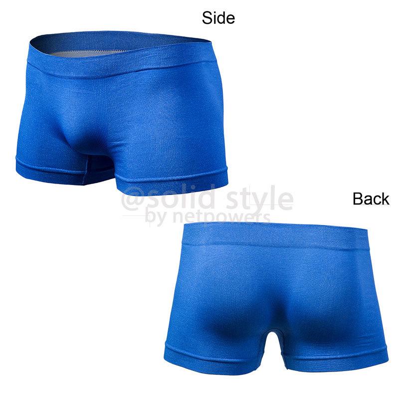 ボクサーパンツ メンズ シームレス ニット 全8色 ややローライズ  ジュニア ボクサートランクス  アンダーウェア インナーパンツ 大人 立体成型 無地 |  | 09
