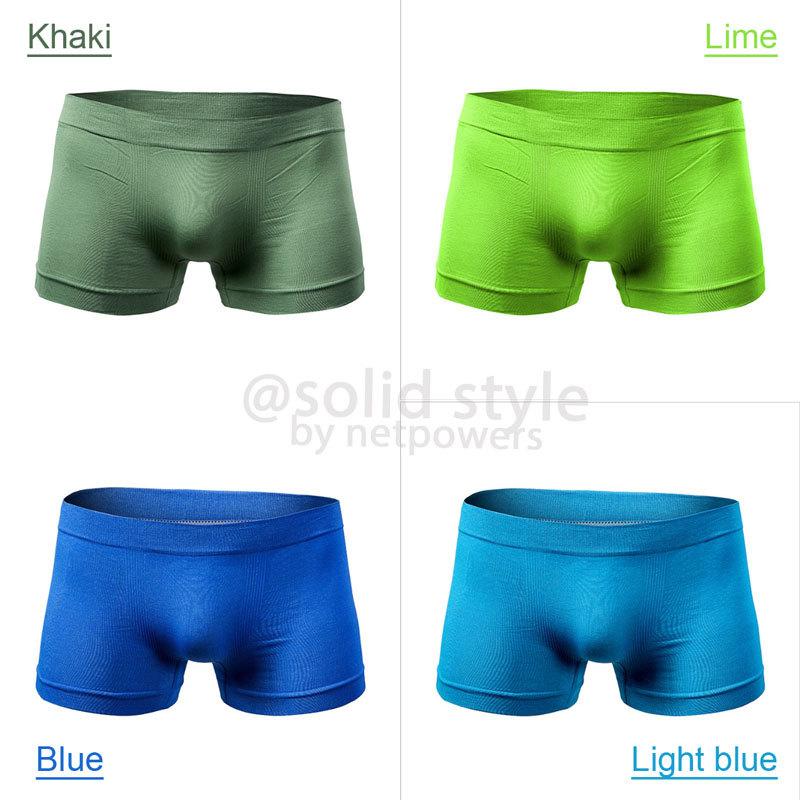 ボクサーパンツ メンズ シームレス ニット 全8色 ややローライズ  ジュニア ボクサートランクス  アンダーウェア インナーパンツ 大人 立体成型 無地 |  | 13