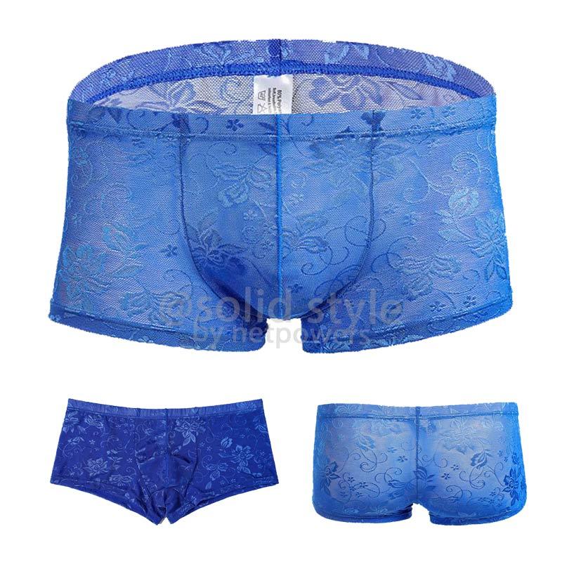 レースボクサー ボクサーパンツ ローライズ メンズ　インナー アンダーウェア 男性 下着 大人 魅力 ソフト セクシー 通気性 快適 3D |  | 03