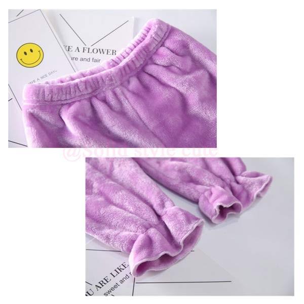 パジャマ キッズ ふわふわ 110 120 130 cm 韓国子供服 女の子 ルームウェア モコモコ　可愛い 長袖 フリース 上下セット |  | 07