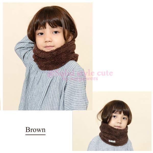ネックウォーマー キッズ 子供 男女兼用 ふわふわ もこもこ 防寒対策 暖か　マフラー スヌード ストール ボア ファー お洒落 可愛い 韓国子供服 |  | 06