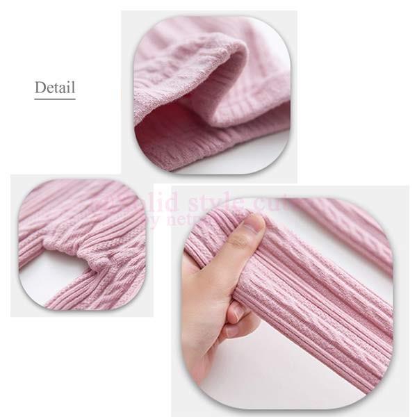 タイツ 3Way レギンス と 靴下 セット スパッツ キッズ 女の子 ガールズ リブ ストレッチパンツ 韓国子供服 長ズボン ボトム ケーブル編み 無地 秋冬 |  | 05