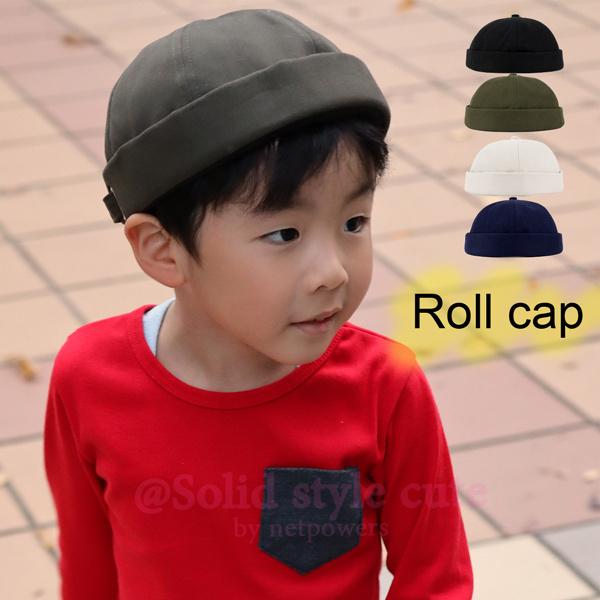 LOGOS ロールキャップ フィッシャーマンキャップ 紺 折り返し