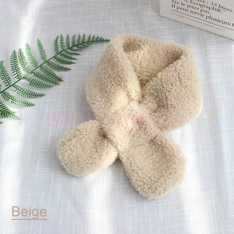 キッズ マフラー ストール ボア ファー ネックウォーマー スヌード 子供 男女兼用 ふわふわ 柔らか 暖か お洒落 可愛い 防寒対策 韓国子供服 |  | 02