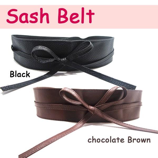 型押し サッシュベルト 　レディースベルト　太ベルト | 