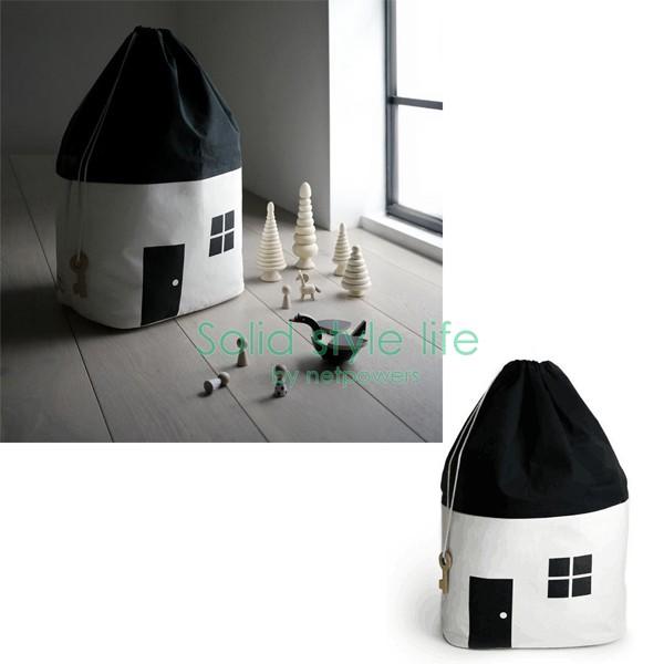 おもちゃ収納袋 北欧風 お片付け 家型 収納ケース かたずけ 収納バッグ 巾着 大容量 Ssl019mfs 4kids Factory Yahoo 店 通販 Yahoo ショッピング