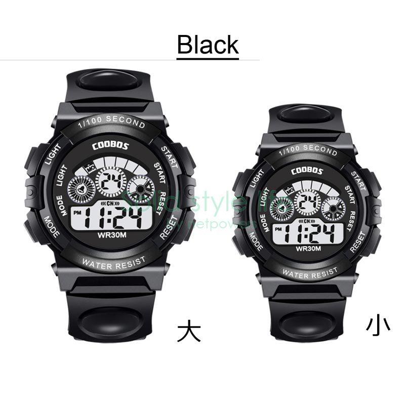 キッズ 腕時計 スポーツウォッチ ジュニア 子供 男の子 女の子 時計 デジタル 生活 防水 男女兼用 ストップウォッチ 日付 カレンダー アラーム バックライト |  | 02