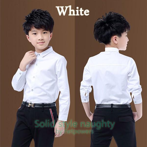 キッズ ワイシャツ + 蝶ネクタイ2点セット 130〜160cm 白 黒 男の子