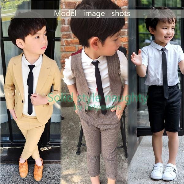 キッズ ネクタイ ナロータイ 細め スリム ワンタッチ 光沢 無地 男子 男の子 入学式 結婚式 蝶ネクタイ 韓国子供服 ジュニア Ssn011mfs 4kids Factory Yahoo 店 通販 Yahoo ショッピング