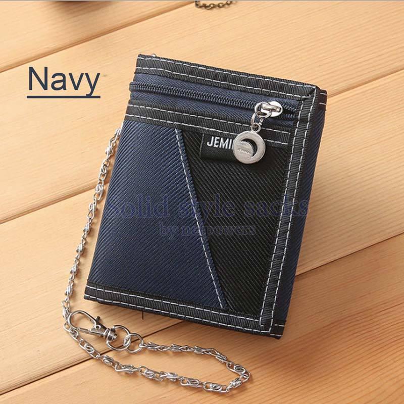 男の子 財布 キッズ ジュニア 三つ折り財布 子供用財布 マジックテープ ウォレットチェーン 落下防止 小学生 中学生 小銭入れ ミニウォレット |  | 02