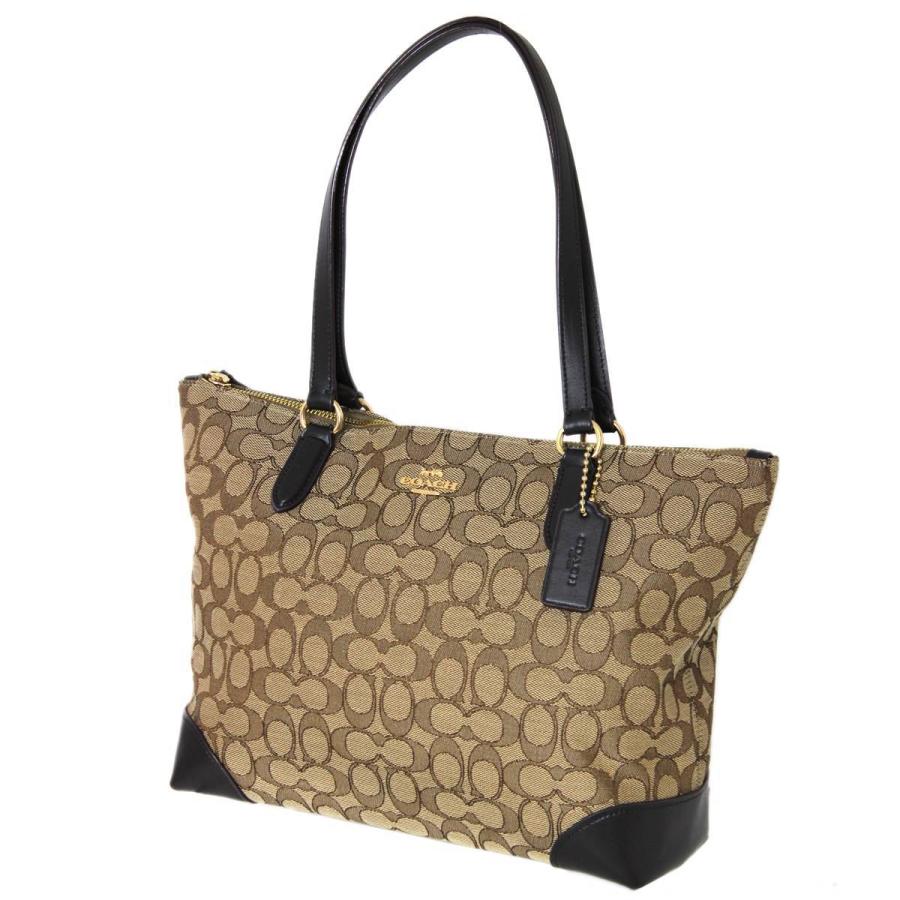 Coach コーチ ショルダートートバッグ シグネチャー ブラウン F 宅配 ショルダートートバッグ 高価 Es09fc01 Bランク