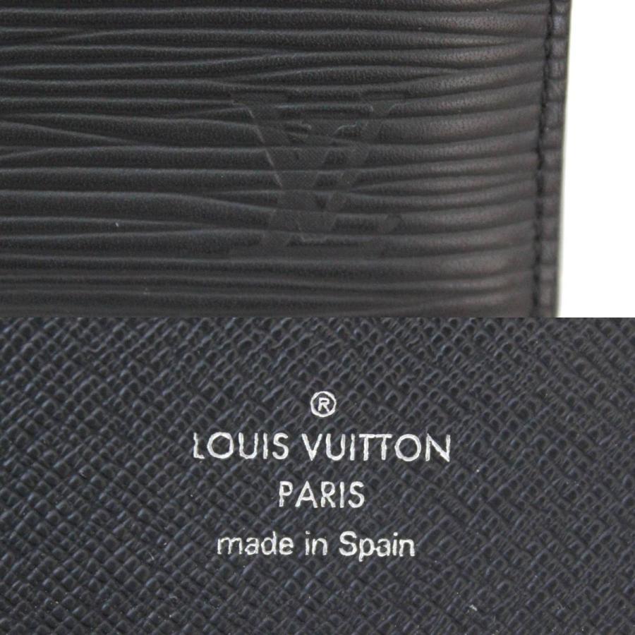 ルイヴィトン ポルトフォイユブラザ 二つ折り 長財布 エピ ノワール 黒