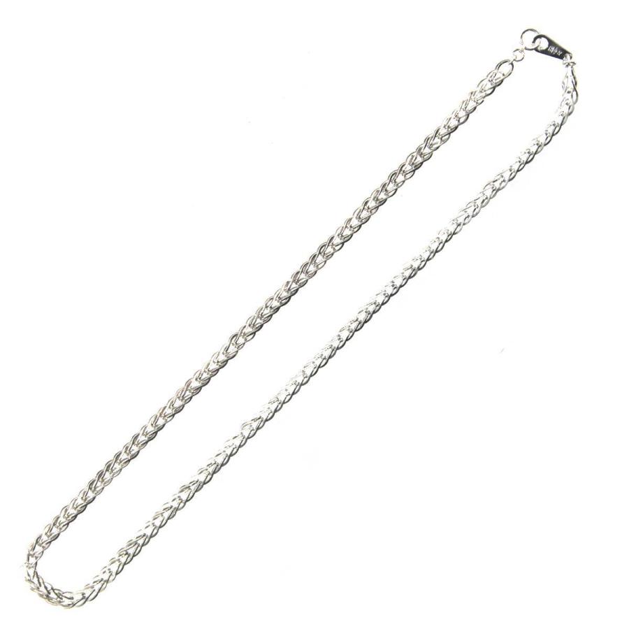 Pt850/プラチナ デザイン ネックレス チェーン 首周り39.5cm 10.7g