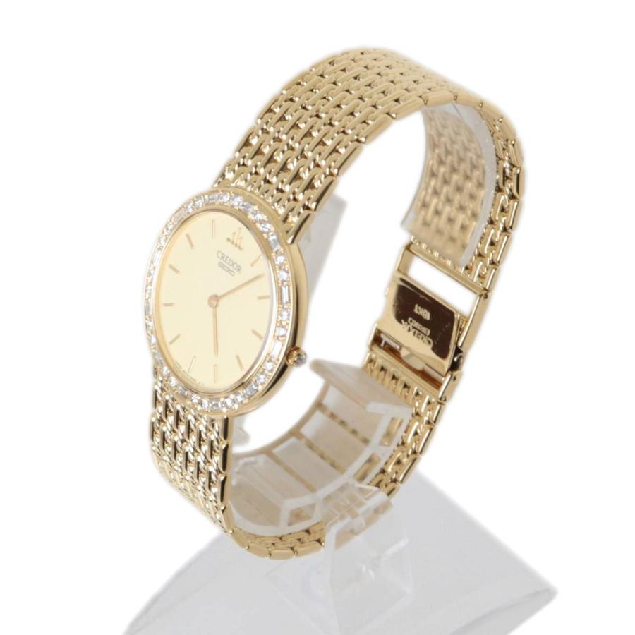 SEIKO SEIKO/クレドール ベゼルダイヤ K18 金無垢 メンズドレス SEIKO SEIKO/クレドール ベゼルダイヤ K18 金無垢 メンズドレス