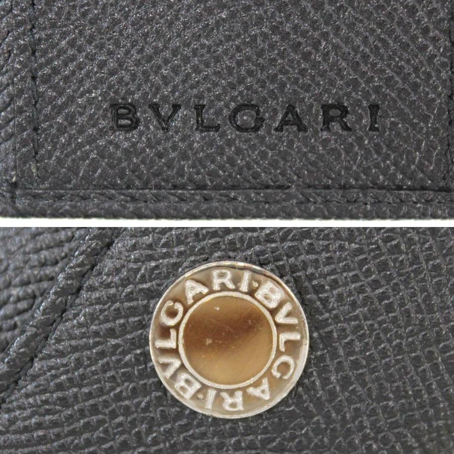 BVLGARI ブルガリ キーケース 6連 キャンバス ヘリンボーン