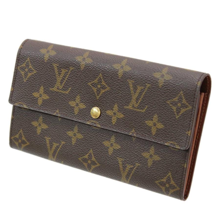 T08/05美品LOUISVUITTONルイヴィトンモノグラムポルトモネ ロン LOUIS VUITTON VUITTON/ルイヴィトン ポルトモネクレディ 長財布