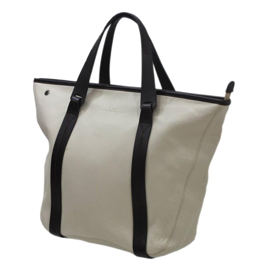 Ferragamo / フェラガモ トートバッグ レザー ベージュ