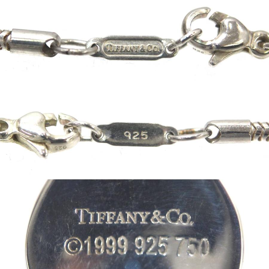 Tiffany&Co./ティファニー 750/925コンビ ネックレス K18(750刻印) SV925 ゴールド×シルバー 保存袋 ES Bランク｜netrebirth｜07