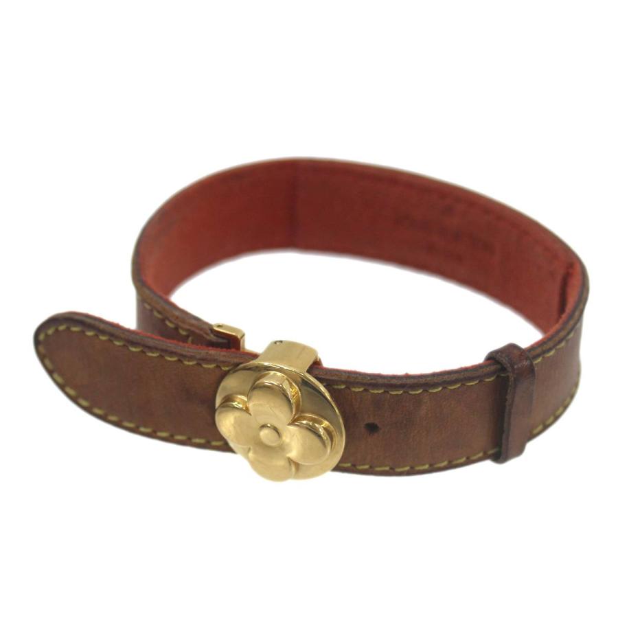 LOUIS VUITTON グットラック ブレスレット バングル ヌメ LOUIS VUITTON グットラック ブレスレット バングル ヌメ革