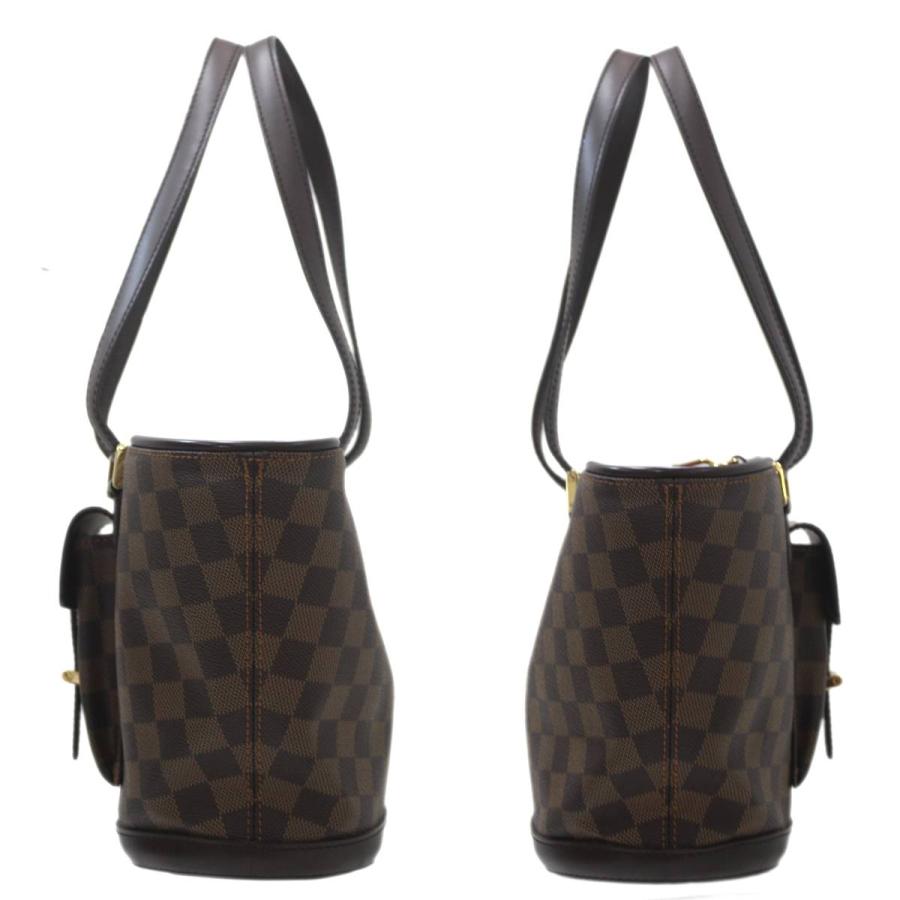 LOUIS VUITTON/ルイヴィトン ダミエ エベヌ マノクスPM トートバッグ ワンショルダーバッグ N51121 SA0075 保存袋 ES Aランクの画像