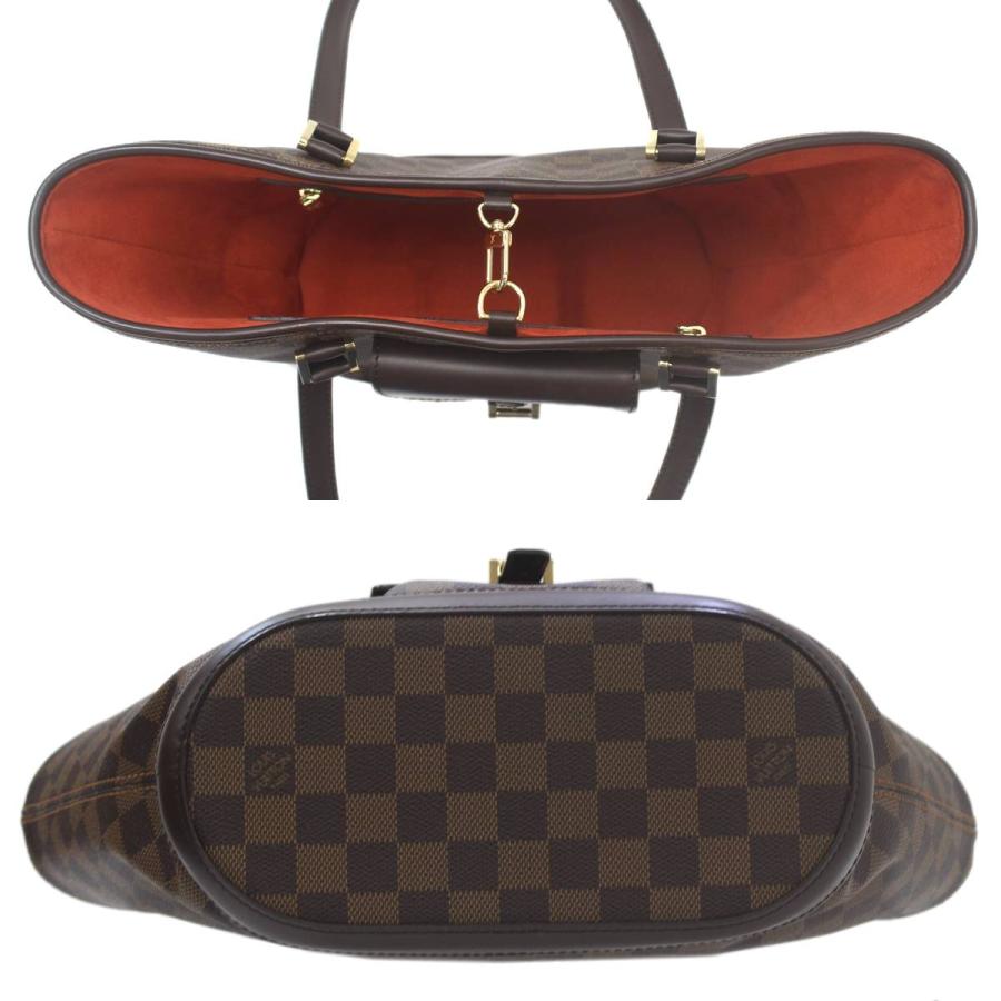 LOUIS VUITTON/ルイヴィトン ダミエ エベヌ マノクスPM トートバッグ ワンショルダーバッグ N51121 SA0075 保存袋 ES Aランクの画像