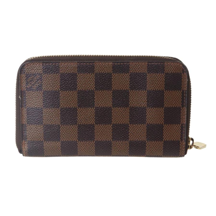 【希少・美品】ルイヴィトン ジッピーウォレット ダミエ　N60028 レザー LOUIS VUITTON（ルイ・ヴィトン） ジッピ-コンパクト ウォレット