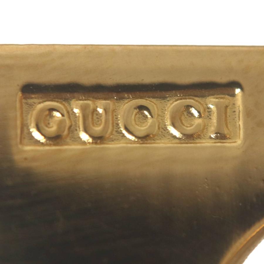 GUCCI（グッチ） Gバックル レザーベルト 70・28 ブラック×ゴールド