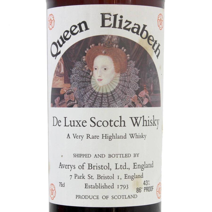 古酒 ブレンデッド スコッチウイスキー Queen Elizabeth De Luxe