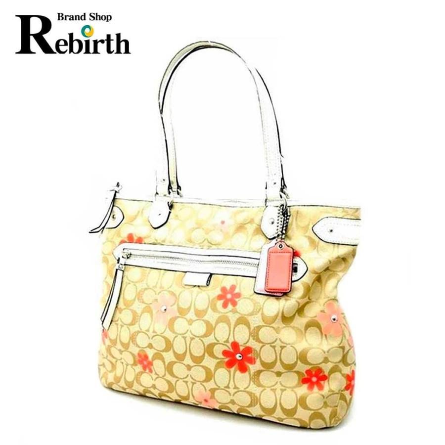 訳あり COACH/コーチ ショルダーバッグ シグネチャー F29703 ベージュ 