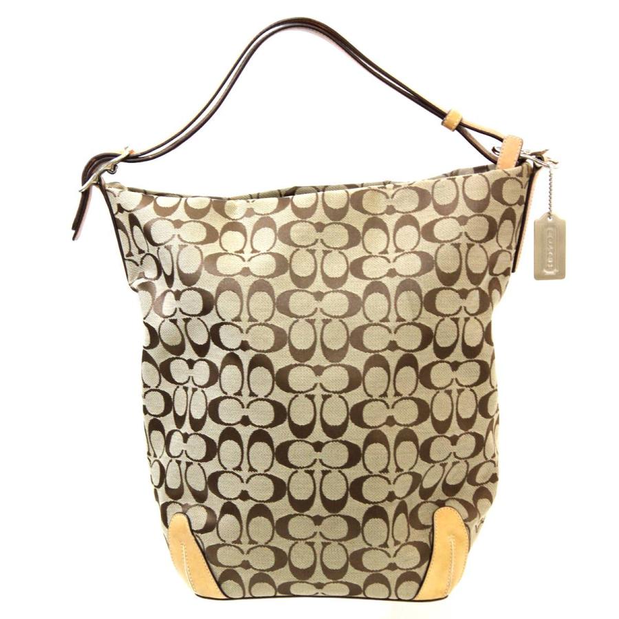 COACH（コーチ） シグネチャー ダッフルショルダーバッグ 肩掛け 6083