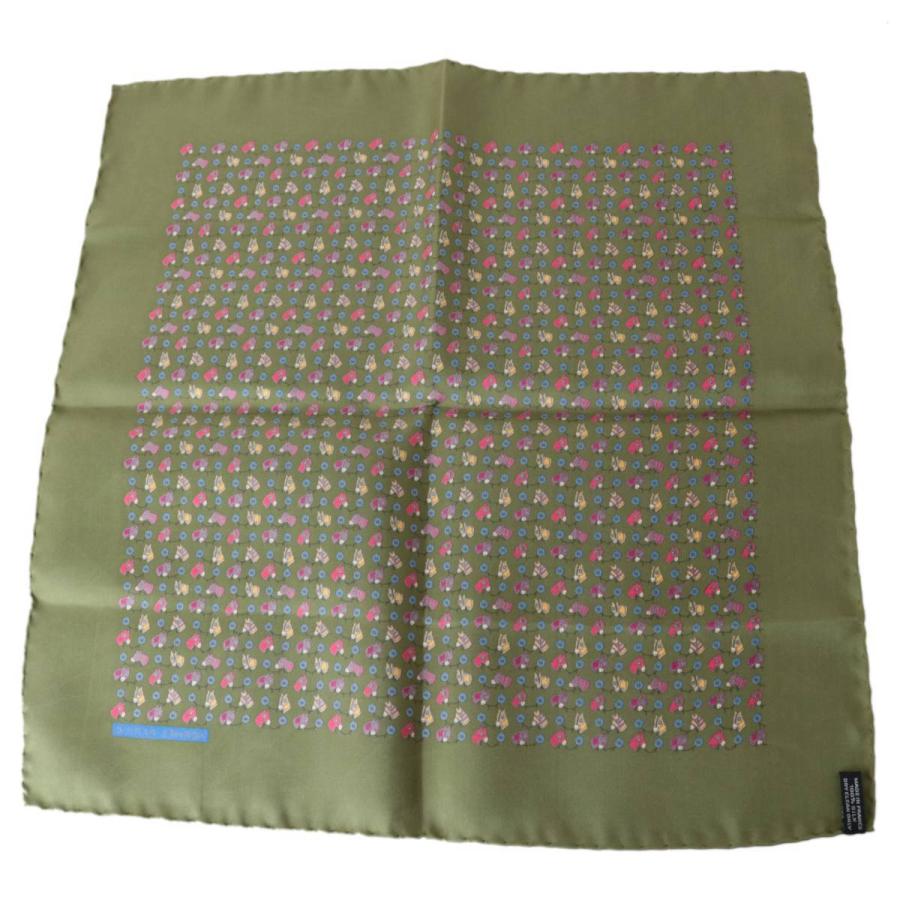 美品　エルメス　HERMES プチスカーフ HERMES HERMES/エルメス プチ カレ スカーフ シルク100% FS-is Bランク